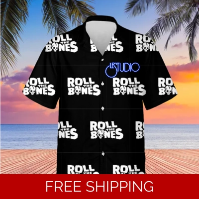 Hawaiian Shirt Unisex Le Studio Roll The Bones